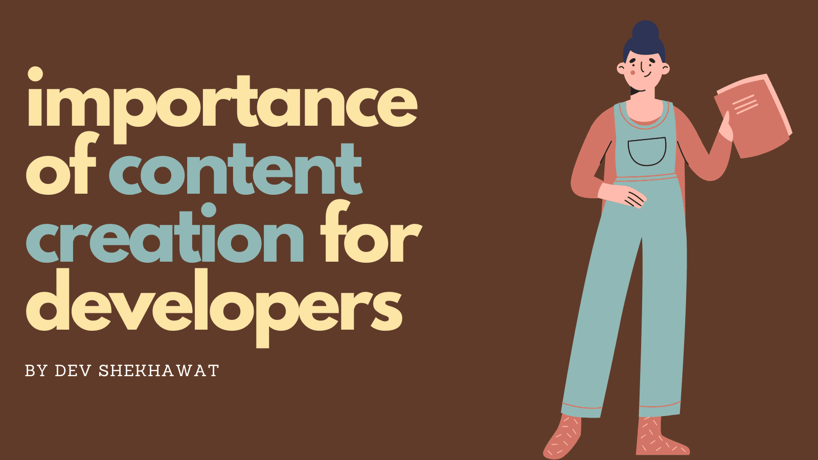 Why developers should create content